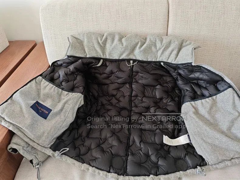 Louis Vuitton Louis Vuitton Gray Down Jacket. Size US L / EU 52-54 / 3 - 5 Thumbnail