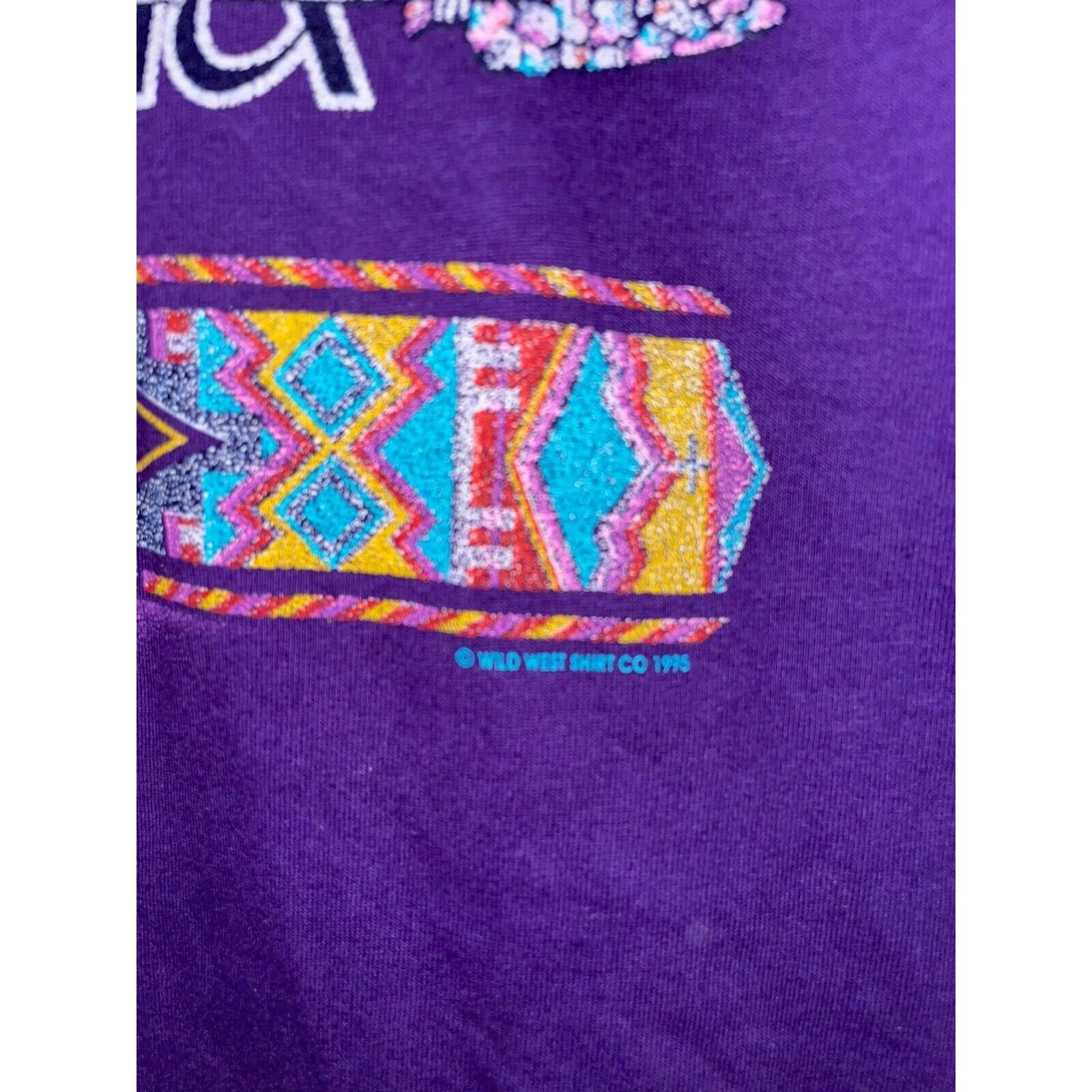 Jerzees Vintage Montana Native American Shirt Tee Feather 90s Large Size US L / EU 52-54 / 3 - 8 Thumbnail
