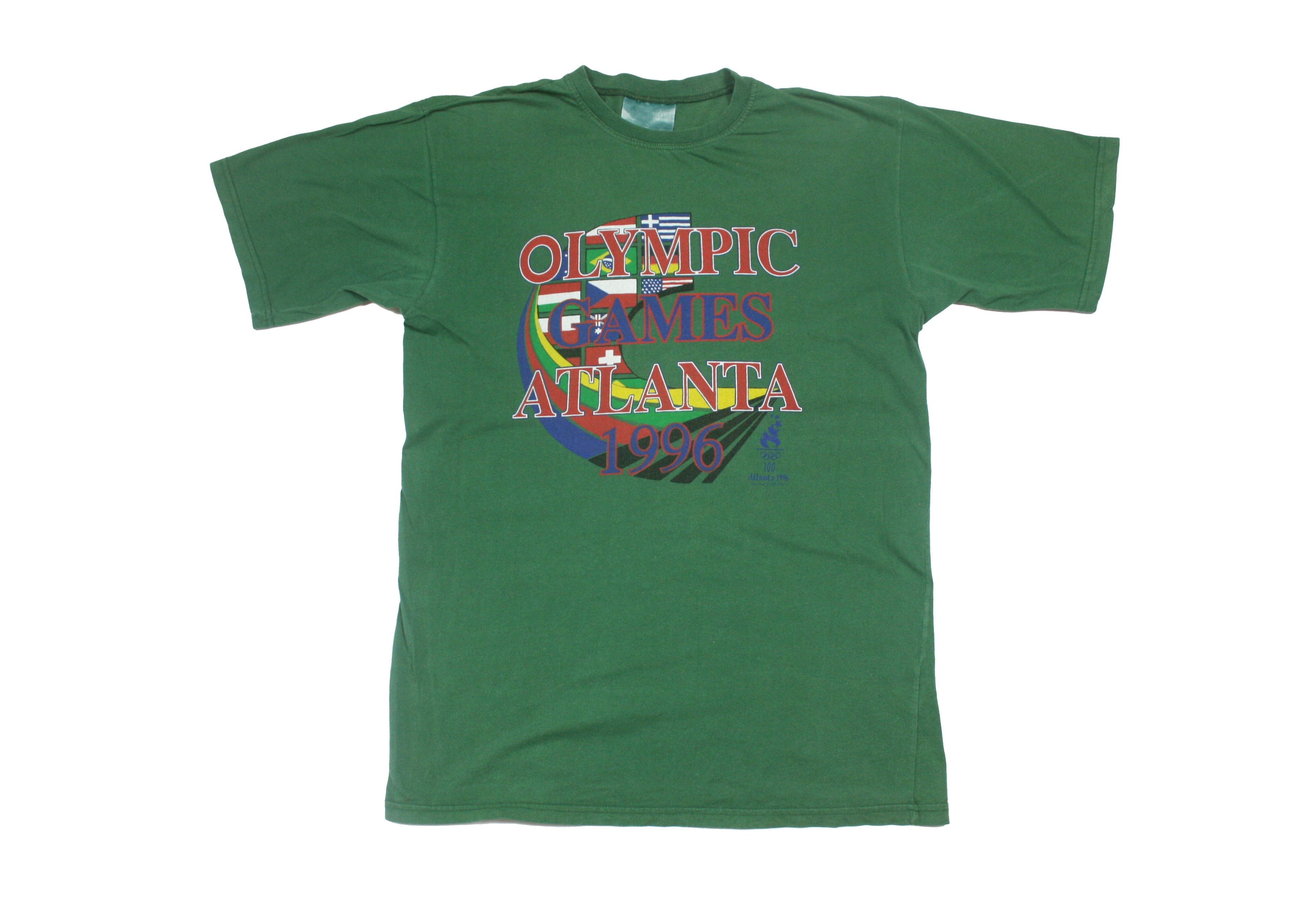 USA Olympics Atlanta 1996 Olympic Games Big Logo T-Shirt Vintage Size US L / EU 52-54 / 3 - 1 Thumbnail