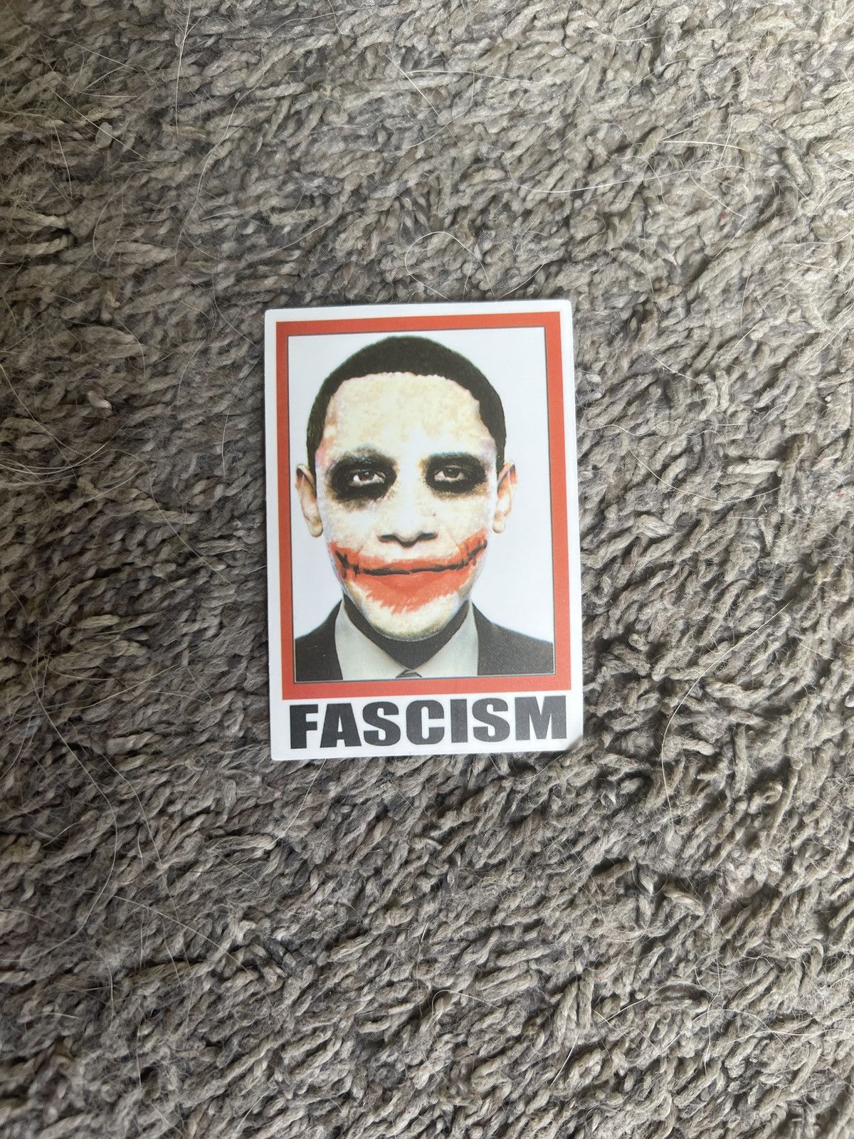 DC Comics Barack Obama Joker Fascism Sticker Size ONE SIZE - 1 Thumbnail