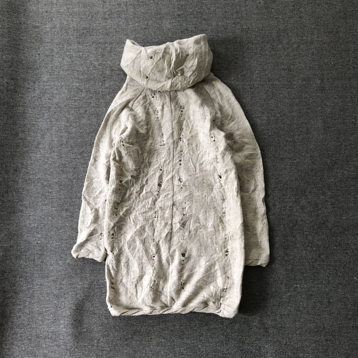 Maison MIHARA YASUHIRO MIHARAYASUHIRO Distressed Style Loungewear Cowl Neck Sweater Size M / US 6-8 / IT 42-44 - 2 Thumbnail