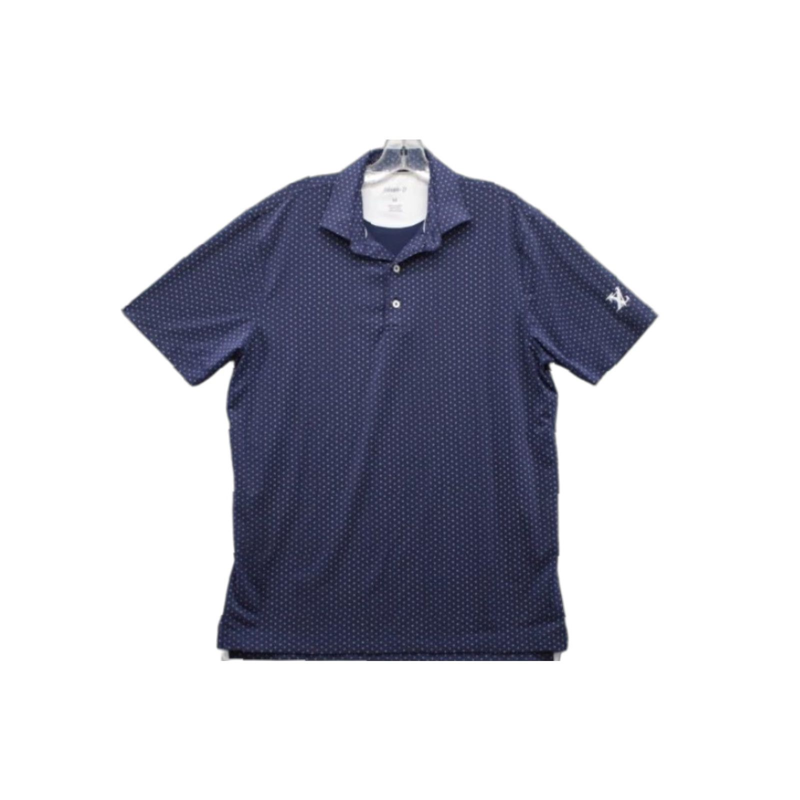johnnie-O VINTAGE Johnnie-O Polo Shirt Men's Blue Polka Dots Embroidered Logo Stretch Shirt Golf Polo Shirt Mens Blue Polka Dots Embroidered Logo Stretch Size US M / EU 48-50 / 2 - 1 Thumbnail