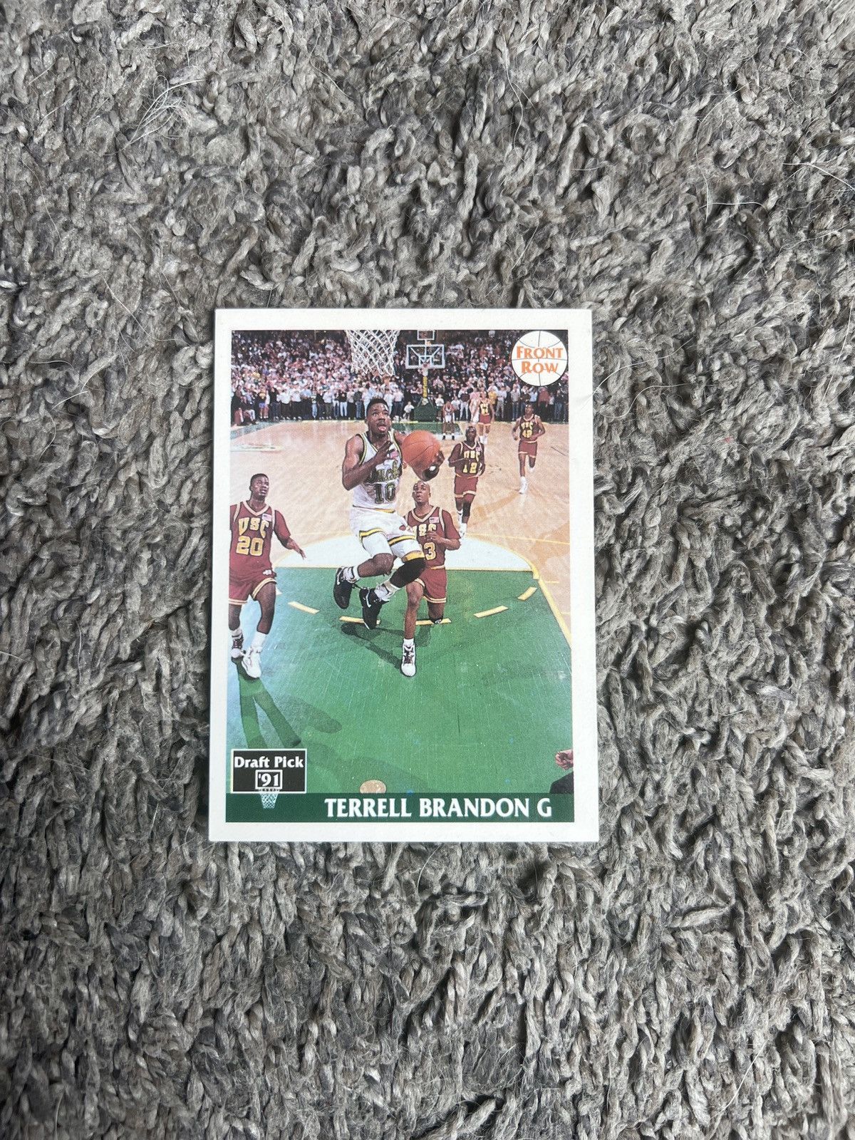 NCAA 1991 Front Row #10 Terrell Brandon Card Size ONE SIZE - 1 Thumbnail