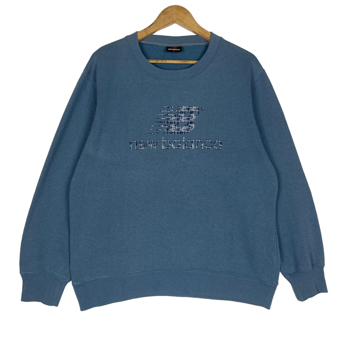 Japanese Brand × New Balance New Balance Big Logo Crewmeck Sweatshirt Size US M / EU 48-50 / 2 - 1 Thumbnail