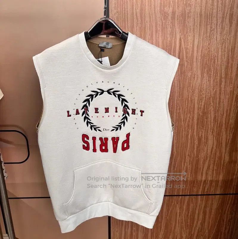 Dior Dior Late Night Paris Sleeveless Sweatshirt . Size US M / EU 48-50 / 2 - 1 Thumbnail