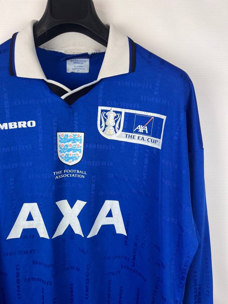 Other England F.A. CUP Shirt AXA 10 number 90s Jersey Umbro XL Size US XL / EU 56 / 4 - 5 Thumbnail