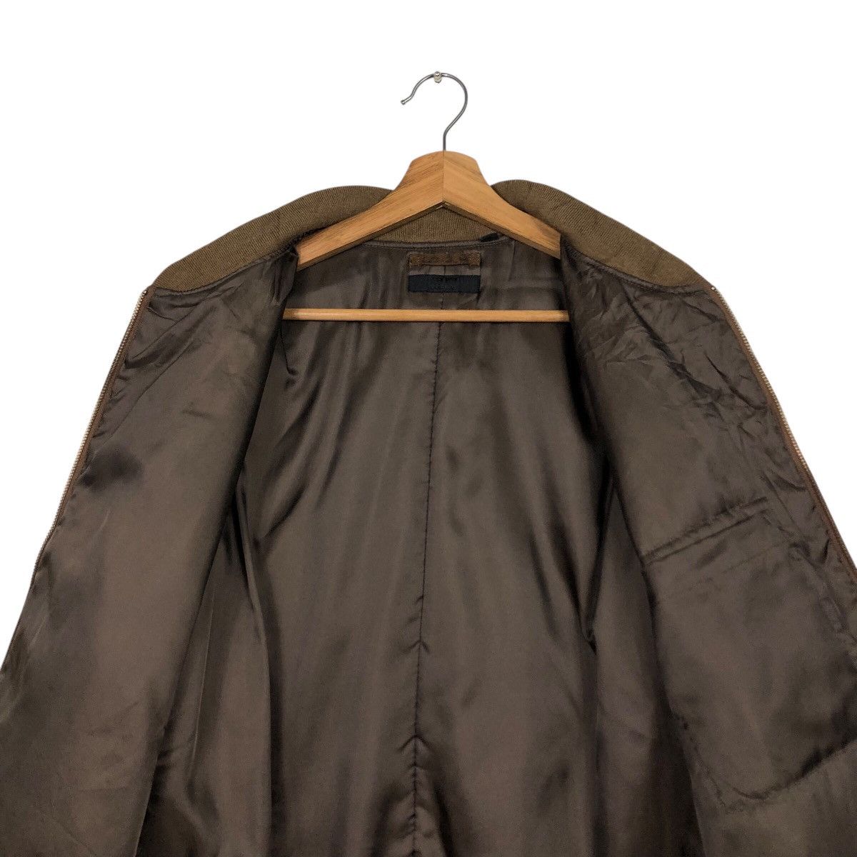 Japanese Brand 📌Rich Brown Vintage Bomber Biker Jacket Uniqlo Issey Miyake Size US XL / EU 56 / 4 - 15 Thumbnail