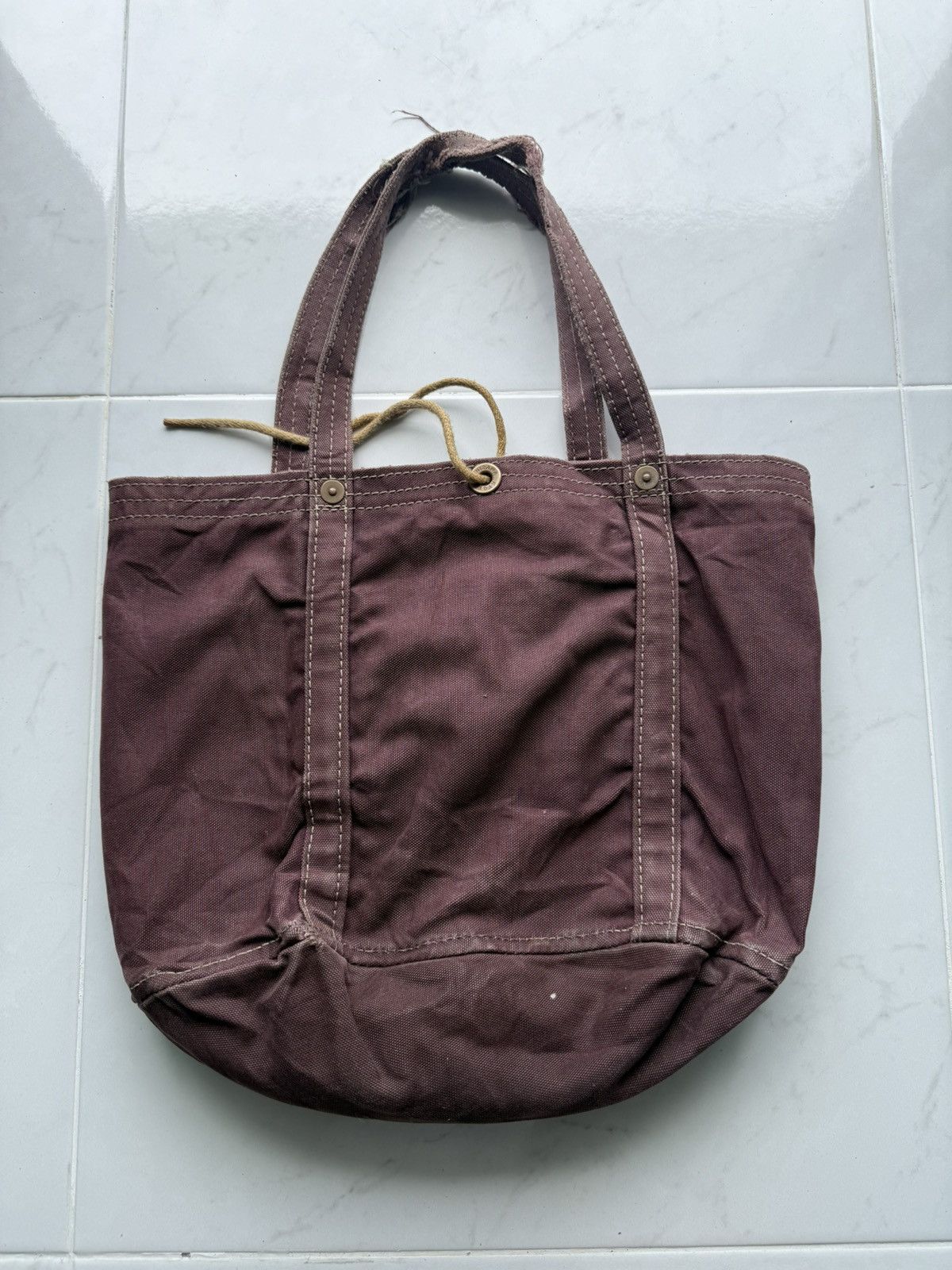 Japanese Brand VTG Japanese Craftmanship Ichizawa Kyoto Red Crimson Totebag Size ONE SIZE - 8 Thumbnail