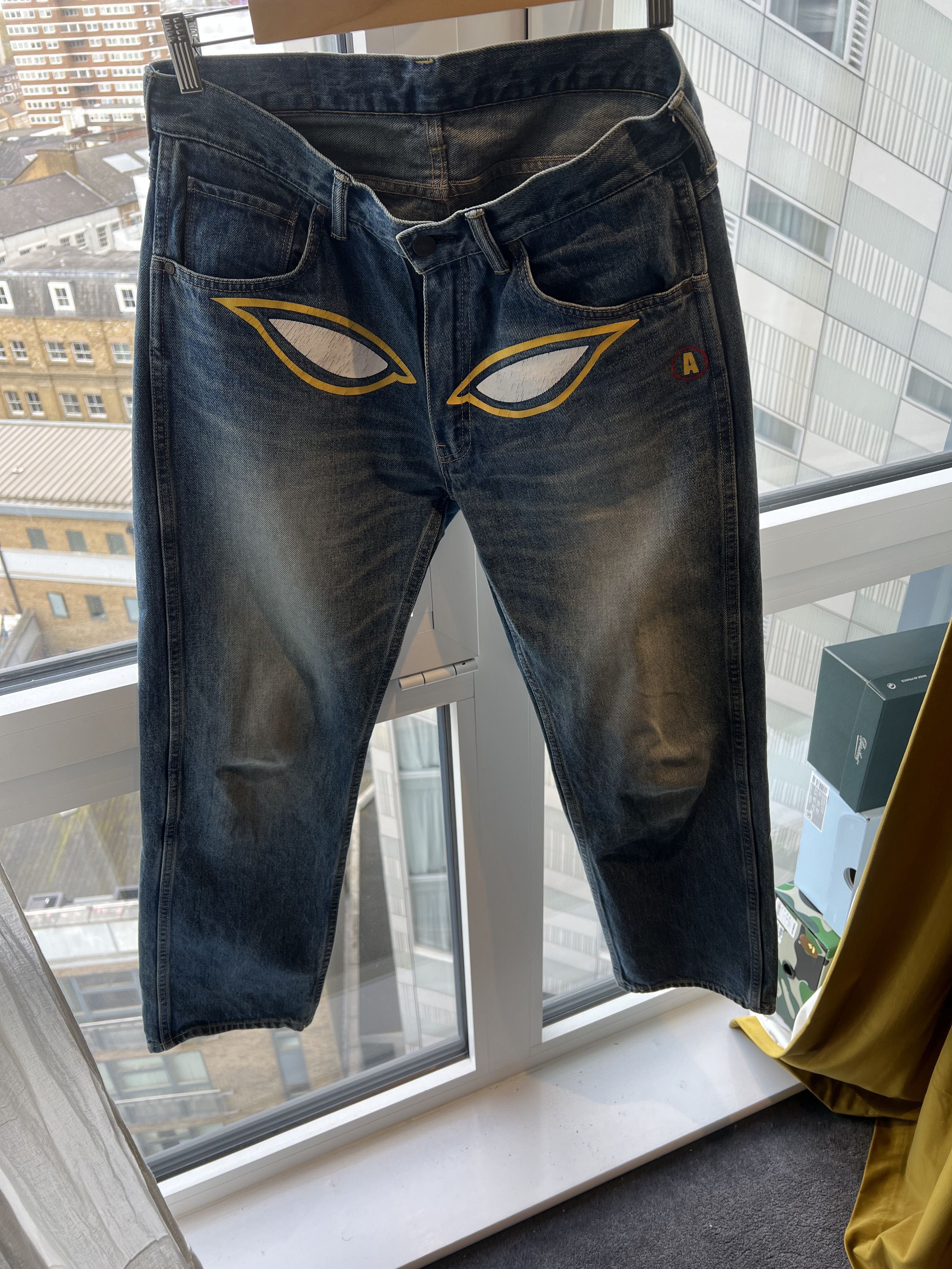 Bape Shadow Bape Loose Fit Denim Size US 31 - 1 Thumbnail