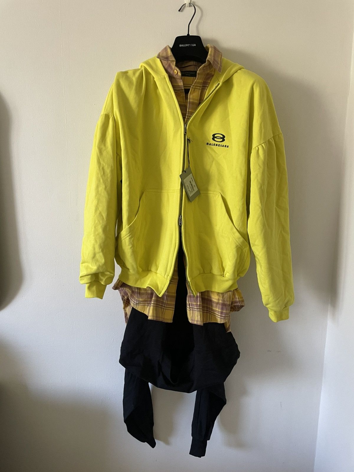 Balenciaga Unity Layered Hoodie Size US S / EU 44-46 / 1 - 5 Thumbnail