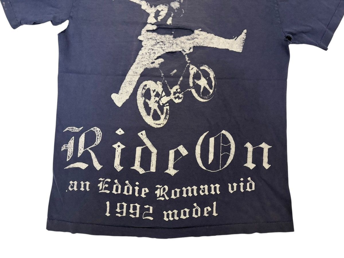 Vintage 90s 1992 EDDIE ROMAN RIDE ON VIDEO BMX TRASHED DISTRESSED Size US M / EU 48-50 / 2 - 9 Thumbnail