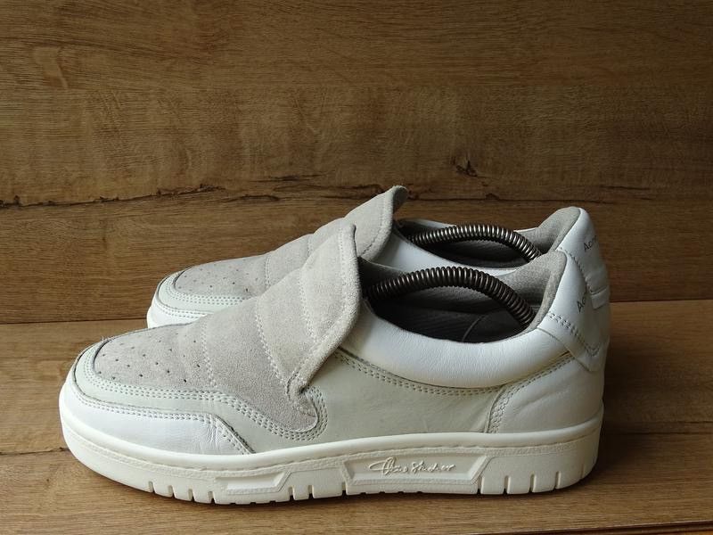 Acne Studios Acne studios slip mix gray white trainer shoes 37 eu Size US 6.5 / IT 36.5 - 4 Thumbnail