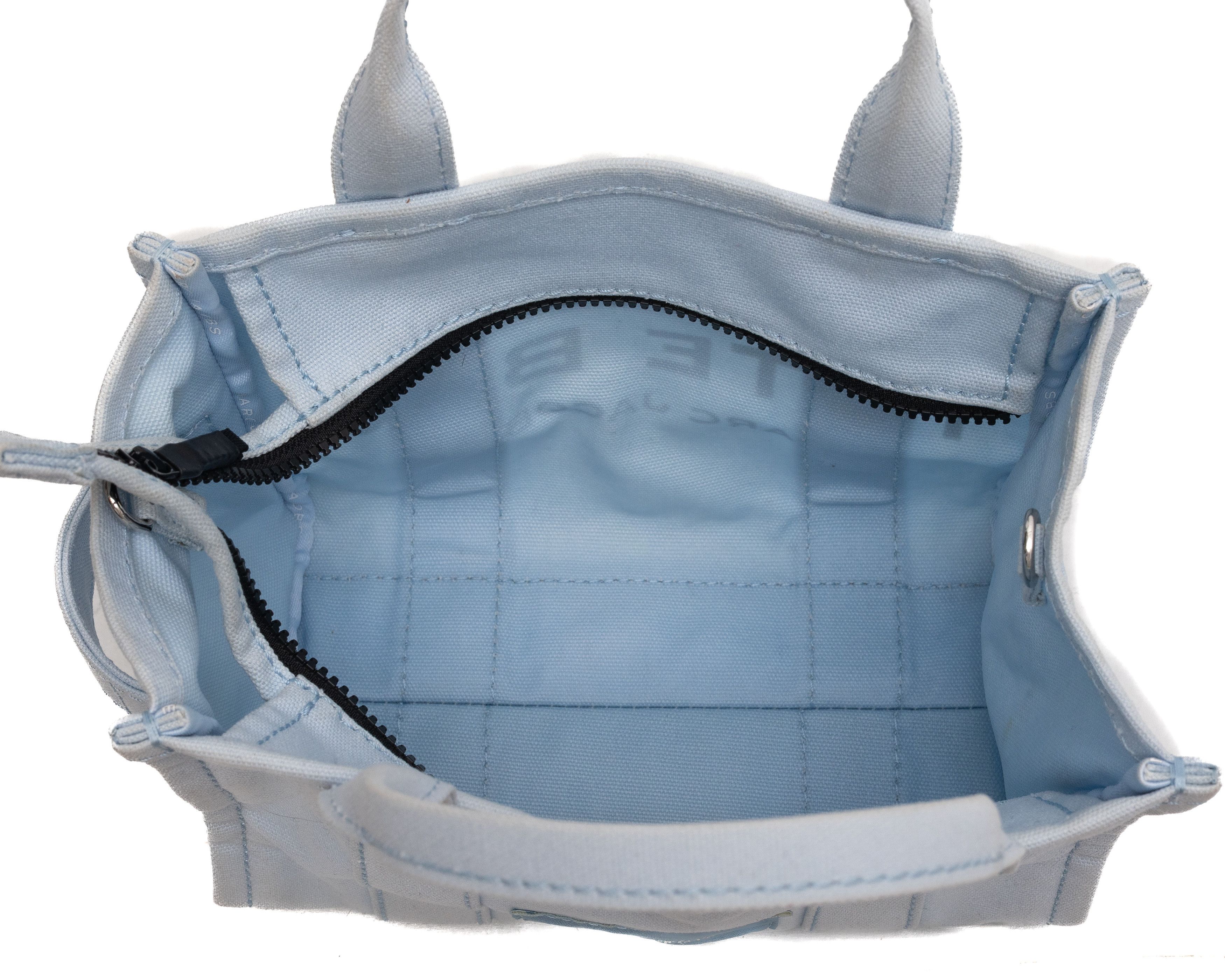 Marc Jacobs MARC JACOBS Small Canvas Tote Bag Cloud Blue Size ONE SIZE - 8 Thumbnail