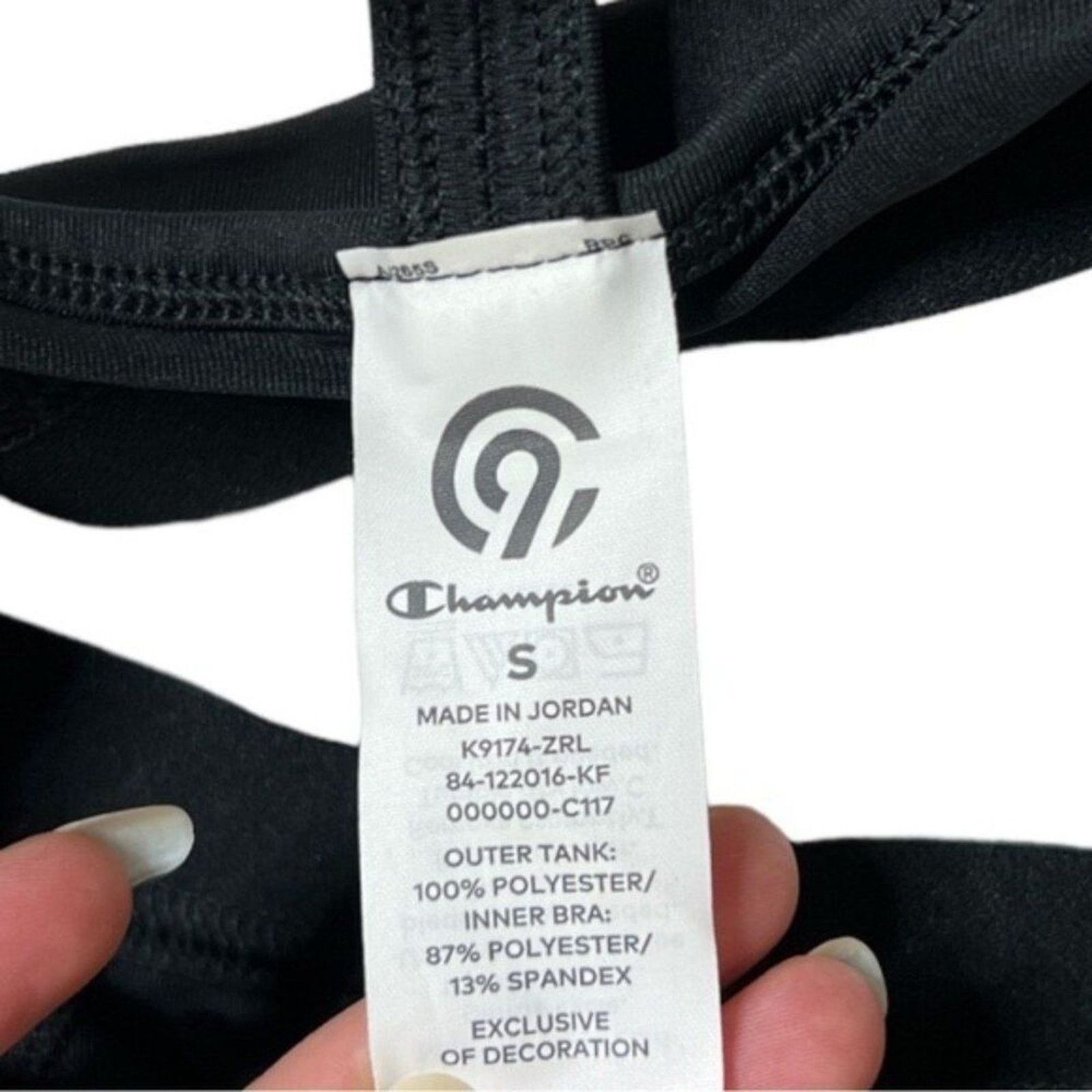 Champion Champion Gray and‎ Black Built in Bra Tank Top Size S / US 4 / IT 40 - 4 Thumbnail