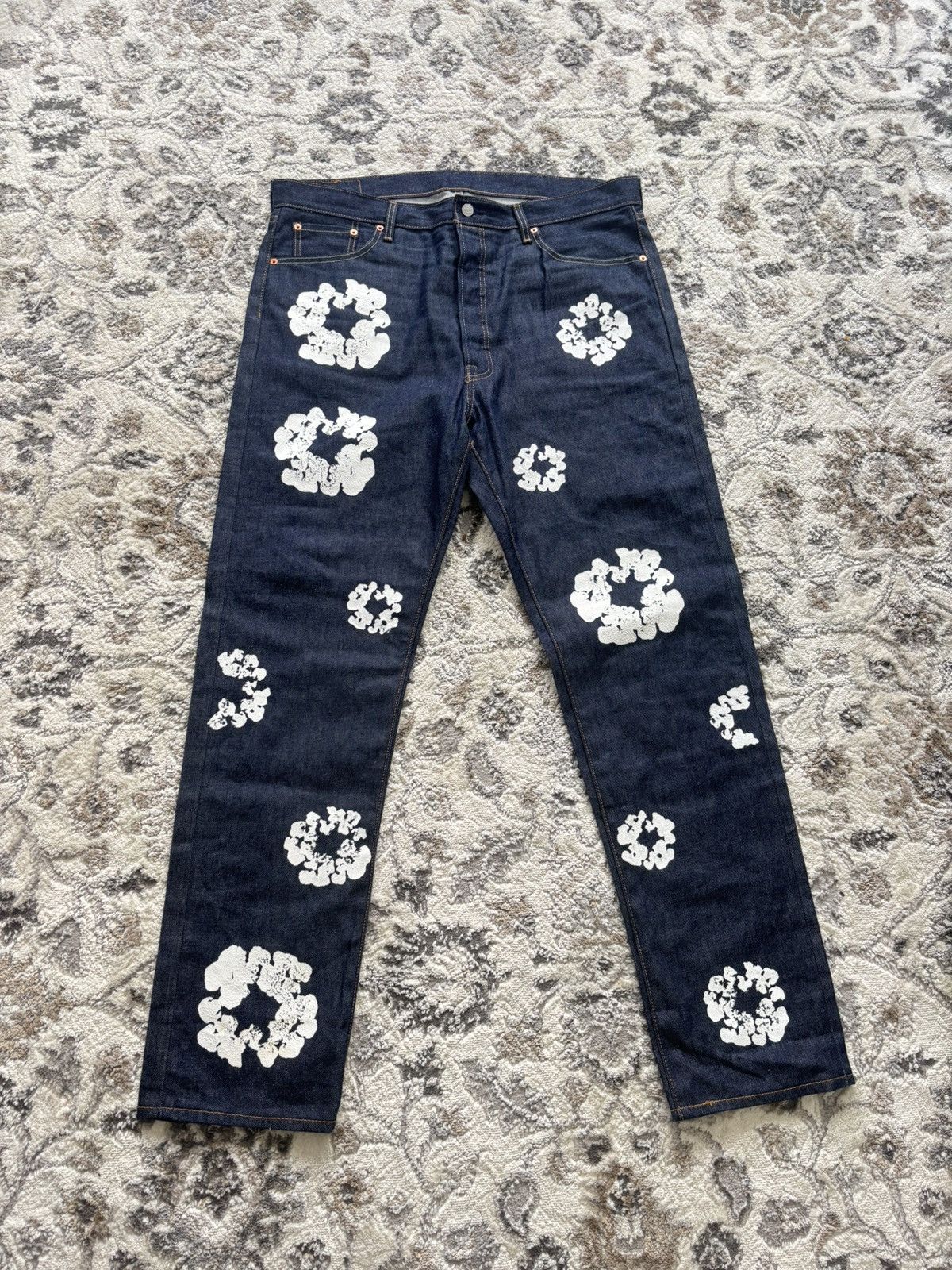 DENIMTEARS デニム　W31 RICCARDO METHA リカルドメッサ デニム ワイドトラウザーズ
