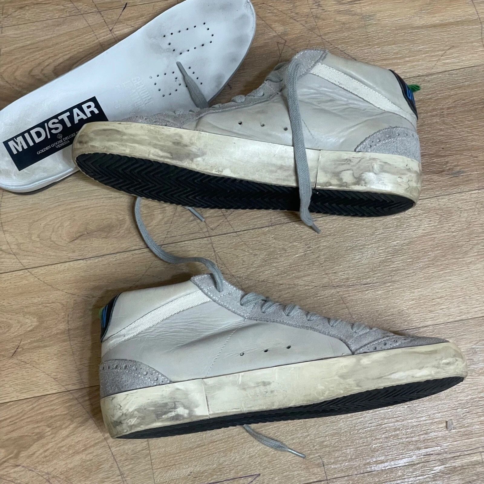 Golden Goose Golden Goose Sneakers MID STAR GGDB High Top Leather womens Size US 8 / IT 38 - 10 Thumbnail
