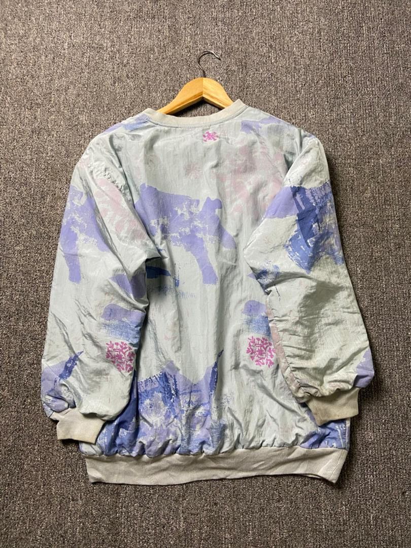 Japanese Brand KITEX Baumwolle Cotton Viscose Abstract Pullover (189) Size US S / EU 44-46 / 1 - 2 Thumbnail