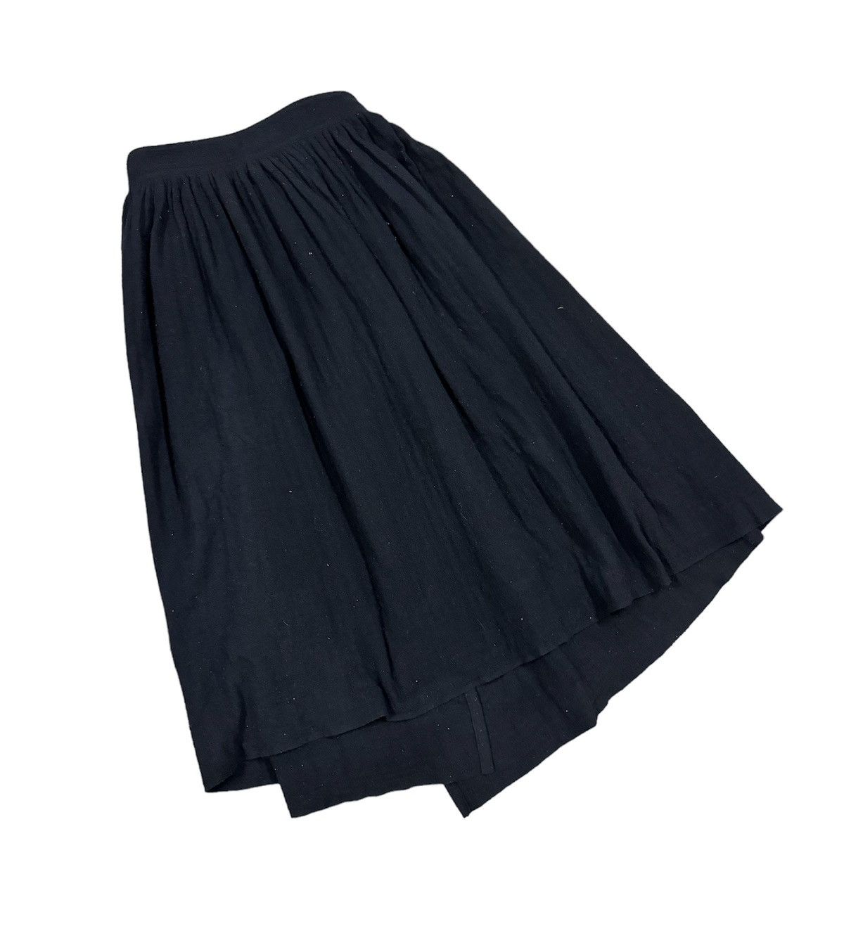 Vintage Vtg🔥Y’s Yohji Yamamoto Asymmetric Gabardine Wrap Skirt Size 31" - 12 Thumbnail