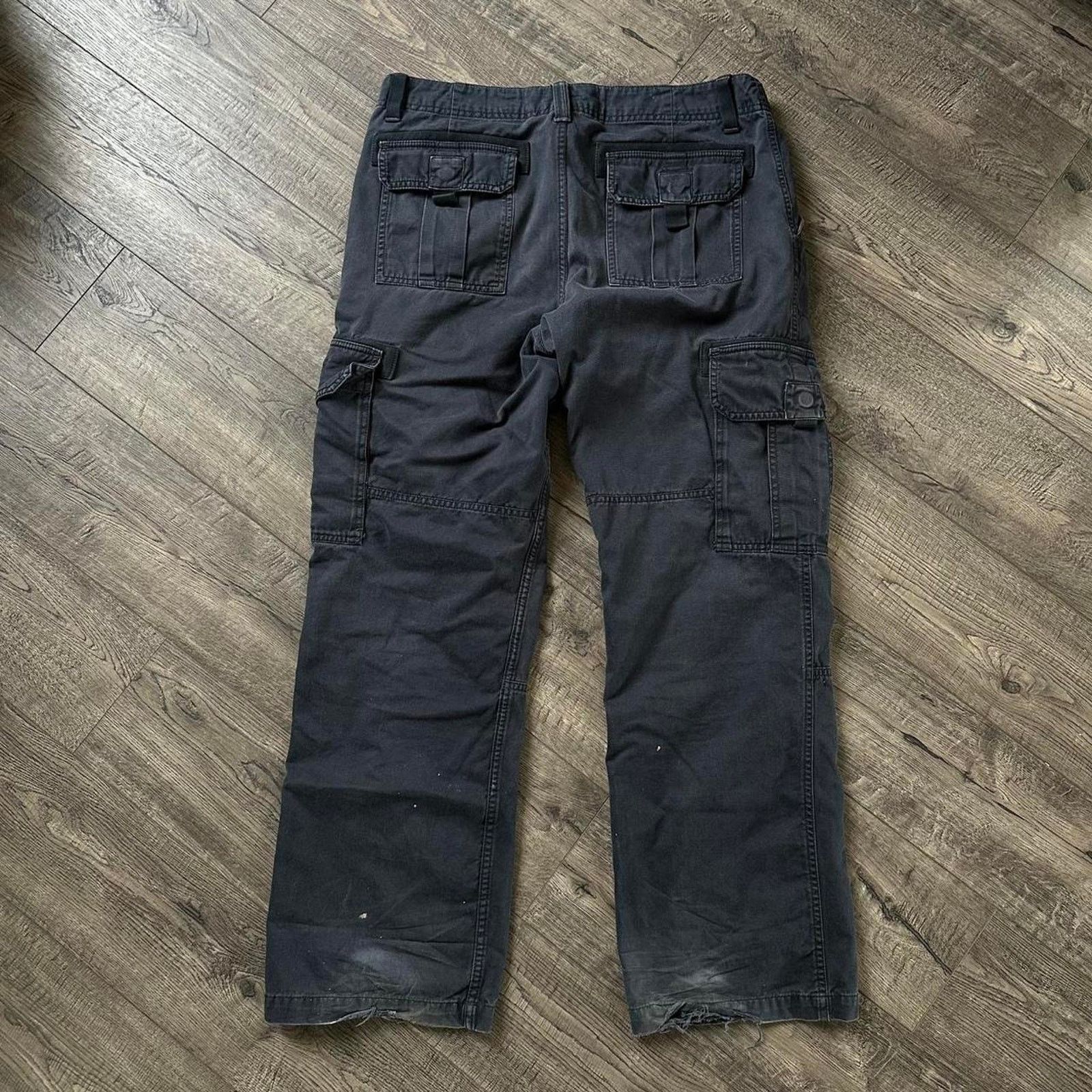 Old Navy × Vintage Vintage Y2K Cotton Baggy Old Navy Cargo Utility Pant Size US 35 - 7 Thumbnail