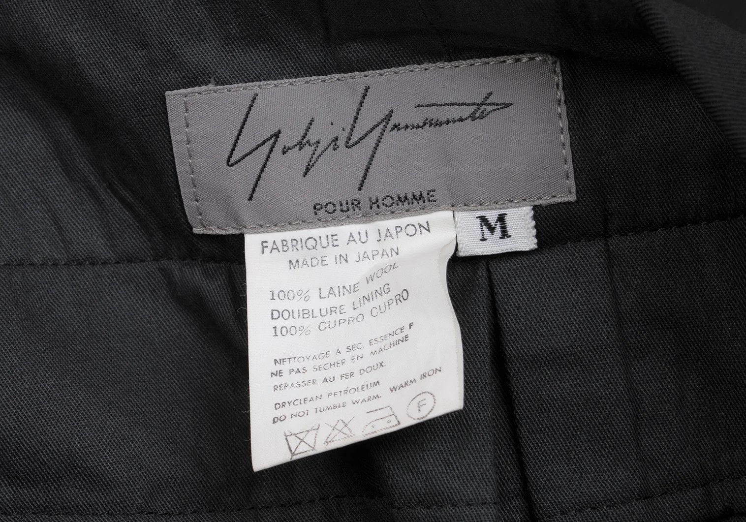 Yohji Yamamoto Yohji Yamamoto Wool Gabardine Pleated Pants Size US 36 / EU 52 - 16 Thumbnail