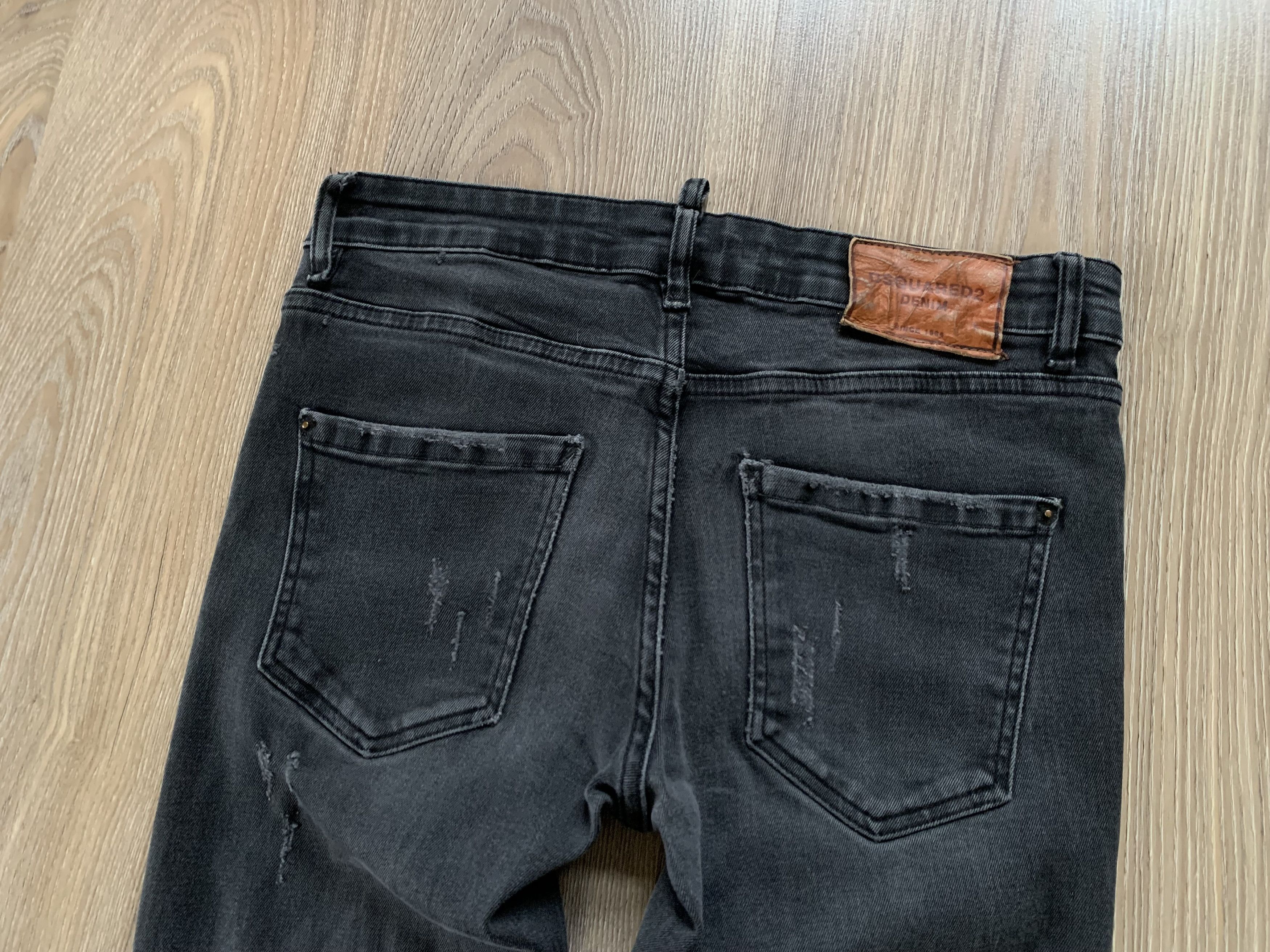 Dsquared2 Dsquared2 Denim Distressed Black Jeans Size US 32 / EU 48 - 7 Thumbnail