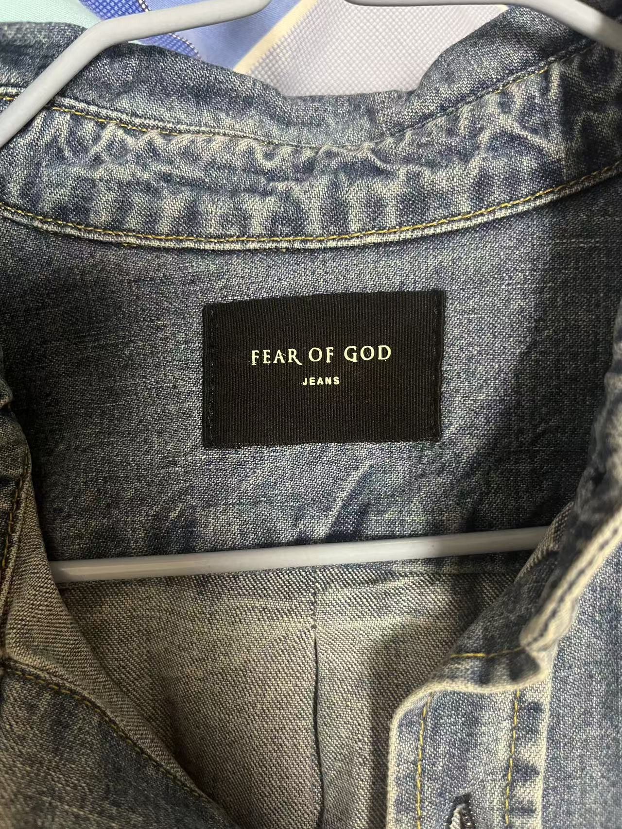 Fear of God denim fifth 5th shirt Size US S / EU 44-46 / 1 - 3 Thumbnail
