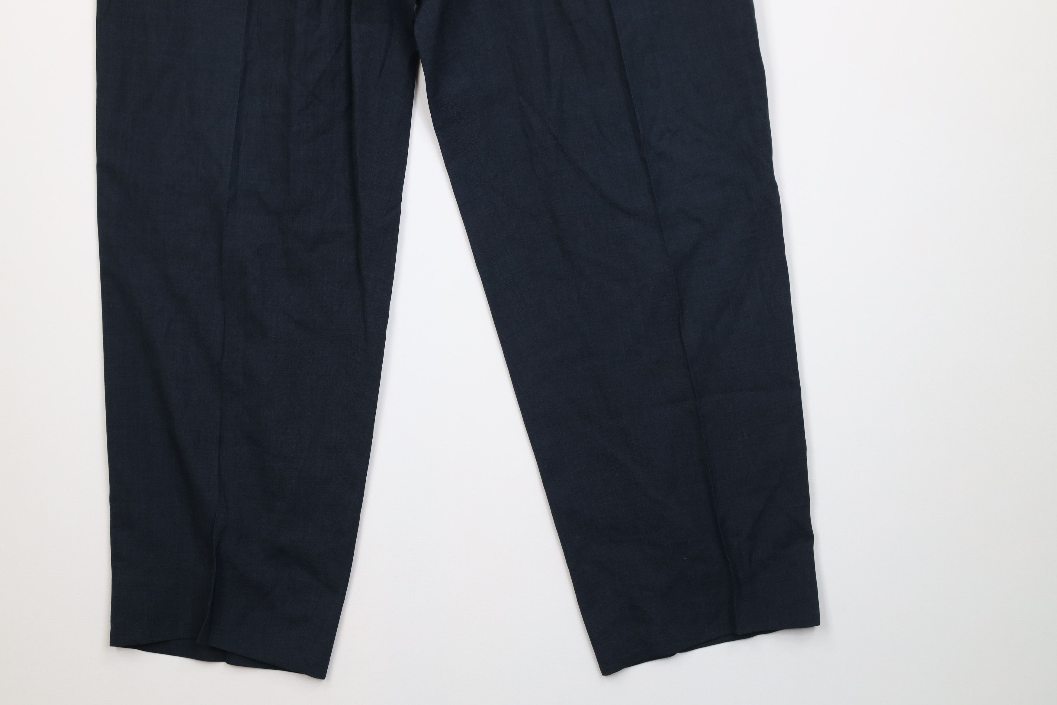 Vintage Vintage 50s Hollywood Regency Knit Chino Pants Blue USA Size US 34 / EU 50 - 5 Thumbnail