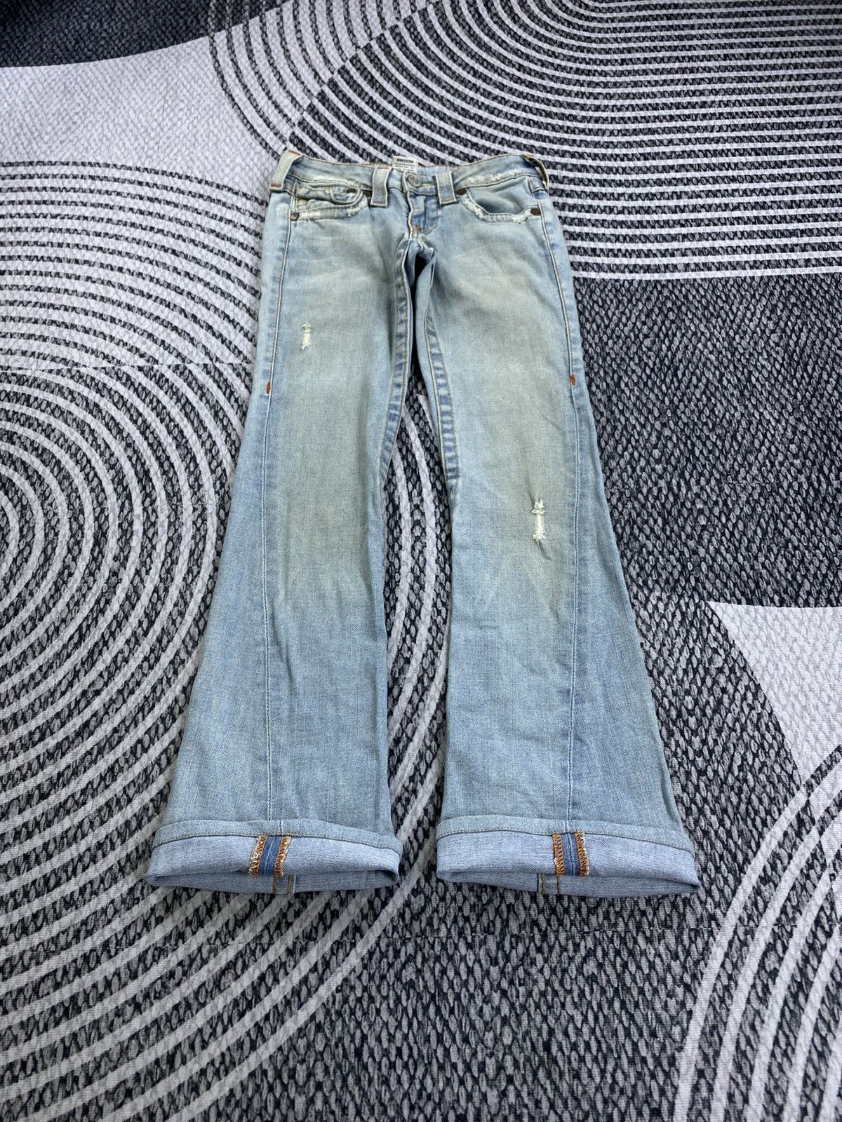 True Religion Vintage True Religion Flared Denim Jeans Size 26" / US 2 / IT 38 - 7 Thumbnail