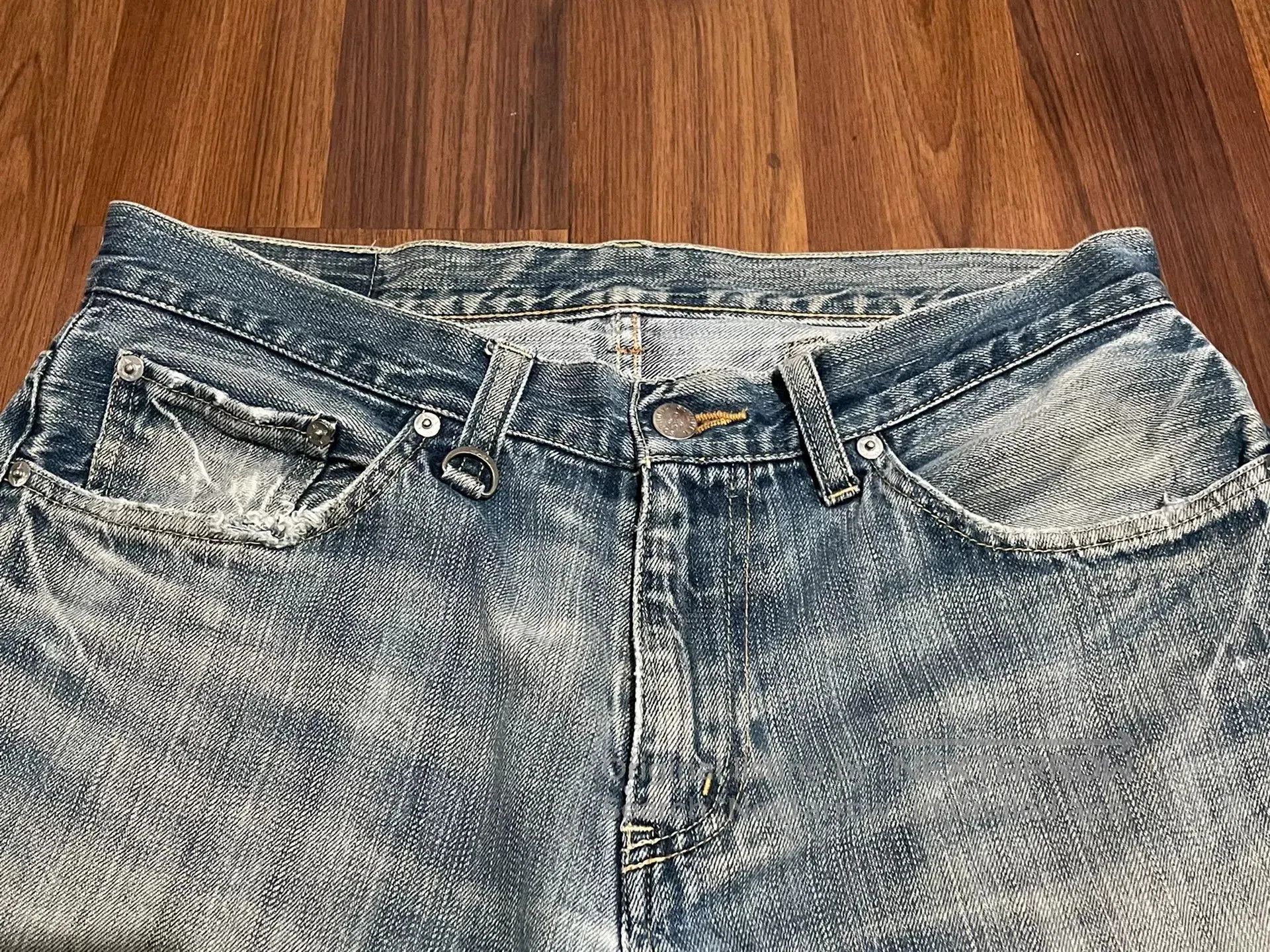 Sophnet. SOPHNET Japanese Wash Distressed Jeans. Size US 32 / EU 48 - 5 Thumbnail