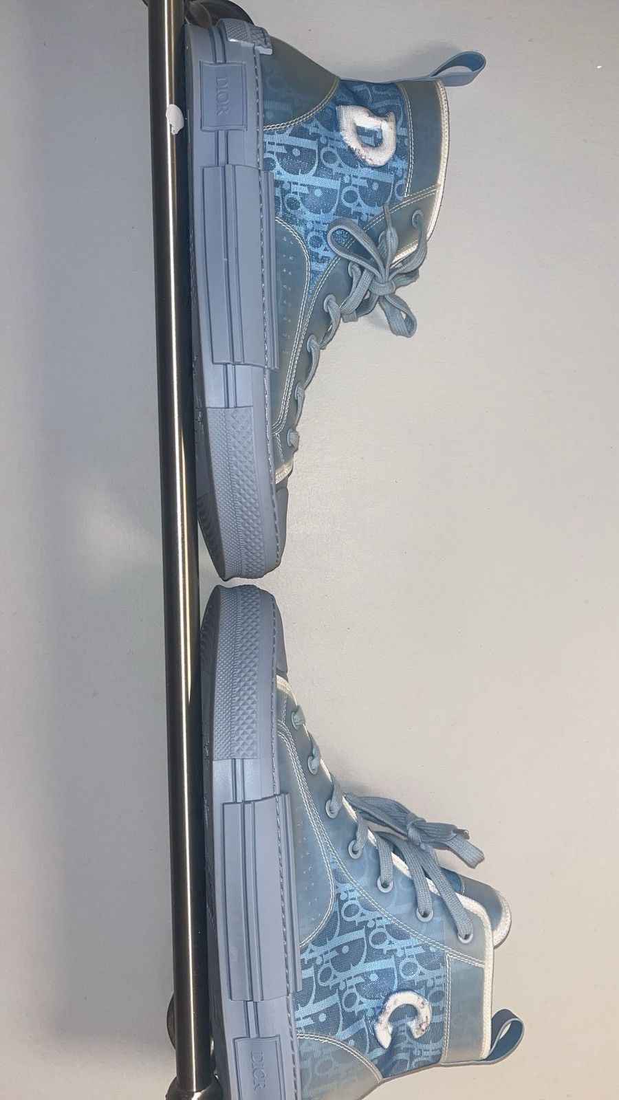 Daniel Arsham × Dior Dior b23 Daniel Arsham blue oblique sneaker Size US 11 / EU 44 - 15 Thumbnail