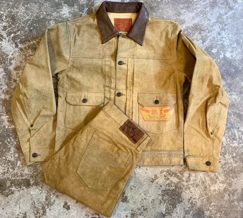 RRL Ralph Lauren RRL Ralph Lauren 507 leather jacket and pants Size US M / EU 48-50 / 2 - 1 Thumbnail