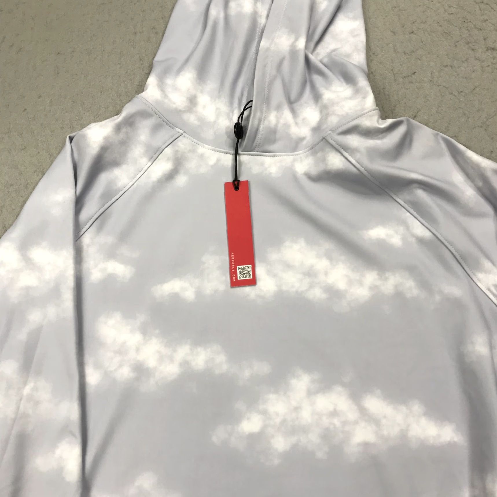 Vintage Redvanly Hoodie Mens M Gray Abstract Golf Bayre Performance Sweatshirt NWT Size US M / EU 48-50 / 2 - 2 Thumbnail