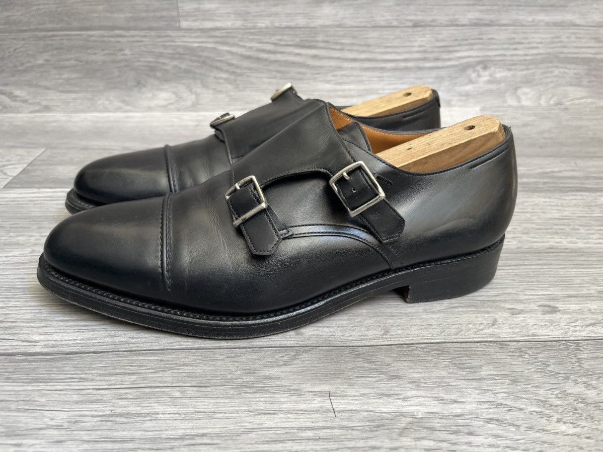 John Lobb John lobb william 2 monk strap black leather dress shoes Size US 8 / EU 41 - 5 Thumbnail