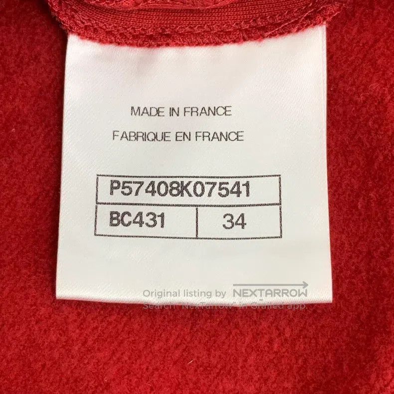 Chanel Chanel Red letter printed cotton round-neck long-sleeved s Size XXS / US 00 / IT 34 - 7 Thumbnail