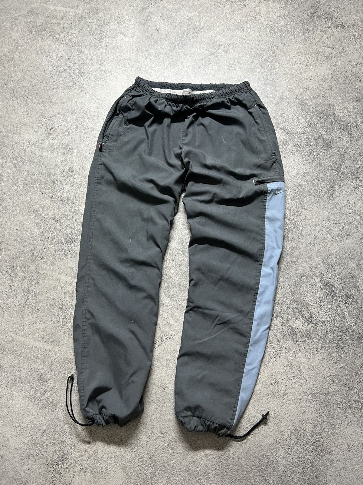 Nike × Vintage Vintage Y2K Nike Nylon Mini Swoosh Faded Pants 00’s Size US 32 / EU 48 - 4 Thumbnail