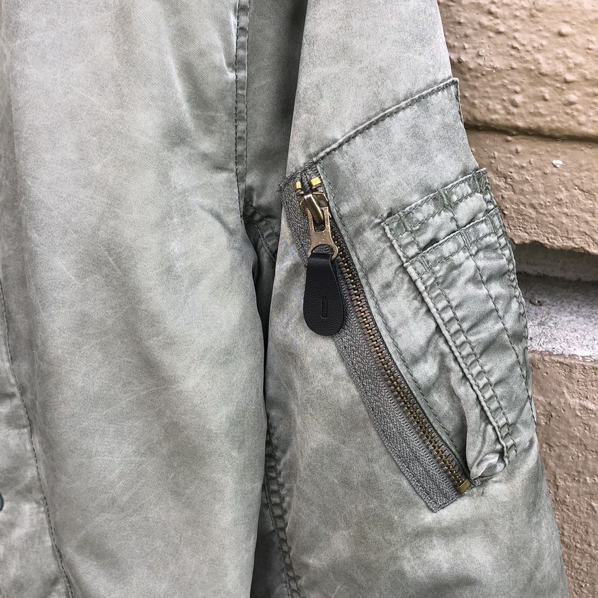 Vintage VTG Sun Faded Flyer’s Man Intermediate Ma-1 Bomber Jacket Size US M / EU 48-50 / 2 - 4 Thumbnail