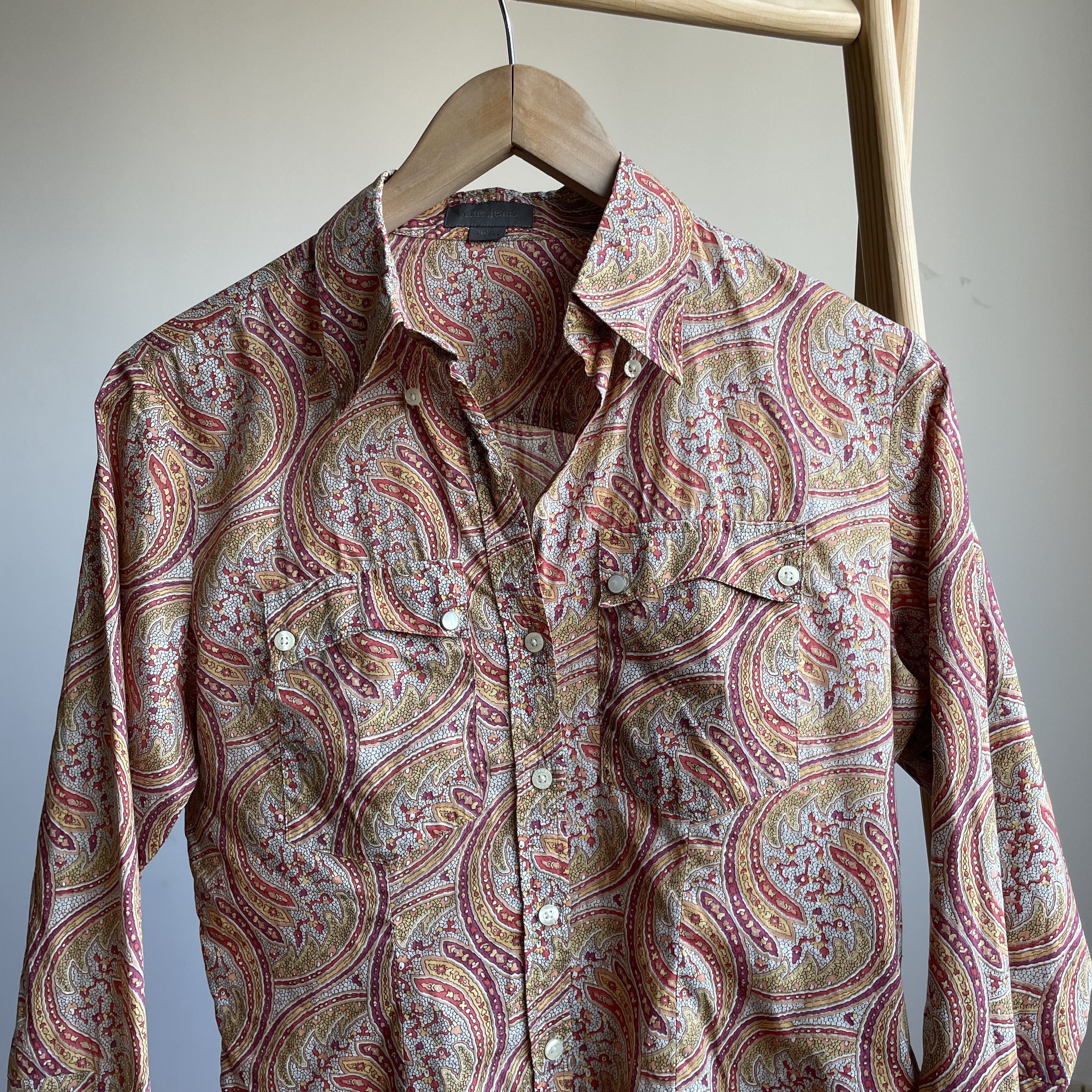Acne Studios Acne Jeans Acne Studios Vintage Womens Boast Paisley Blouse Size L / US 10 / IT 46 - 3 Thumbnail