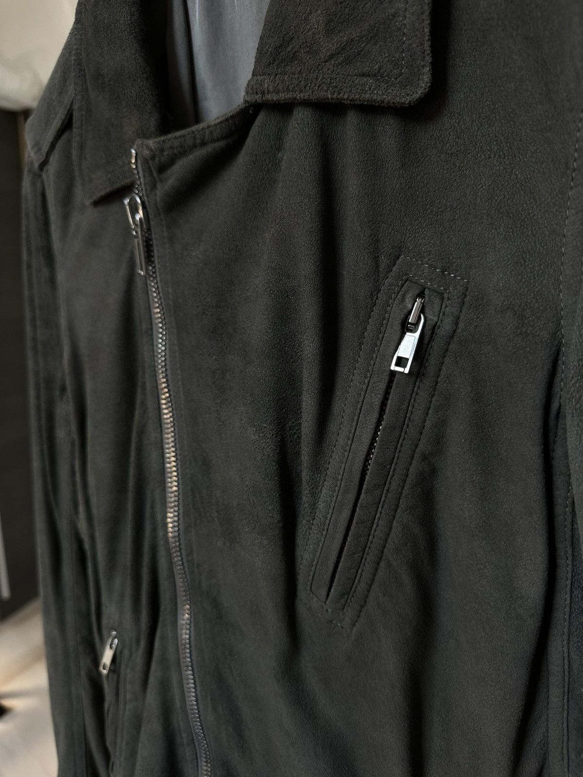 Rick Owens Rick Owens Lambskin Biker Jacket Size US S / EU 44-46 / 1 - 4 Thumbnail