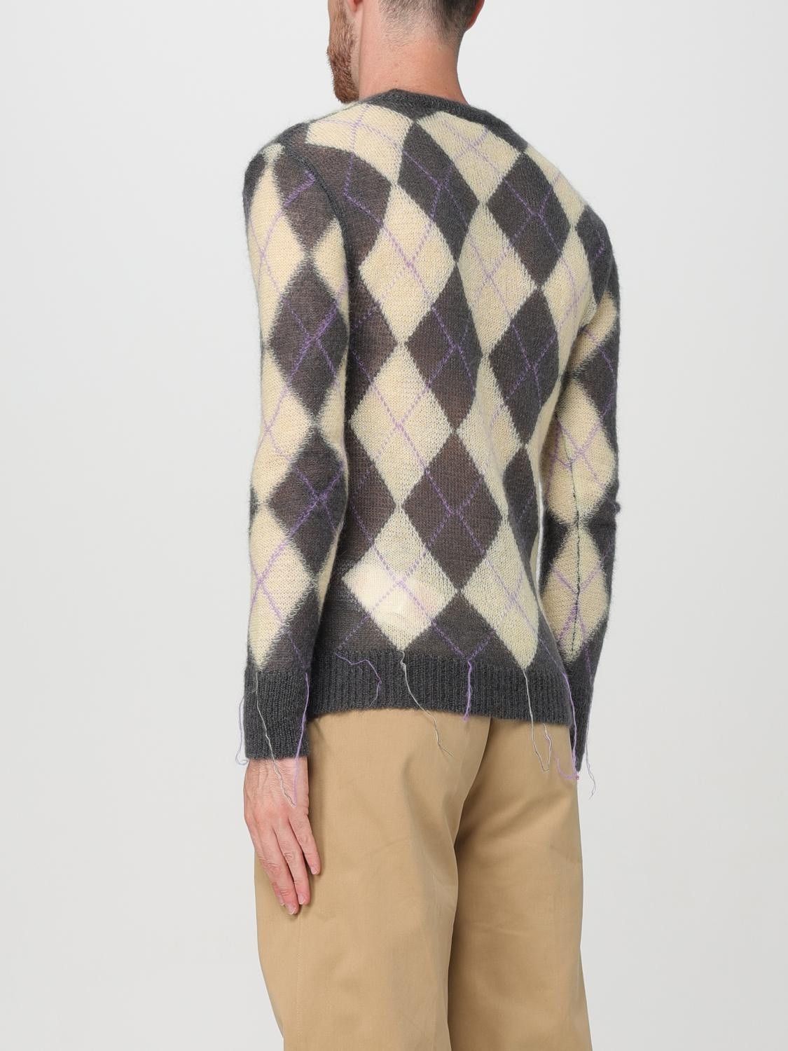 Marni o1w1db11125 Sweater in Grey/Beige Size US XL / EU 56 / 4 - 3 Thumbnail