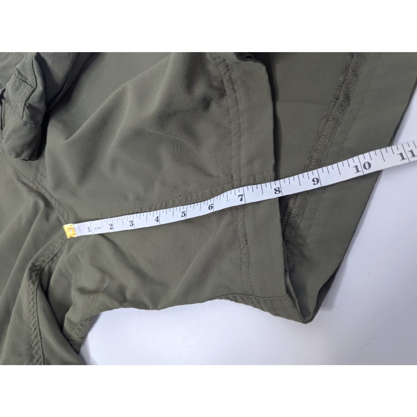 Vintage Boy Scouts of America Shorts Cargo Relaxed Men XL Green Nylon Cargo Pocket Front Flat Front Size US 36 / EU 52 - 3 Thumbnail