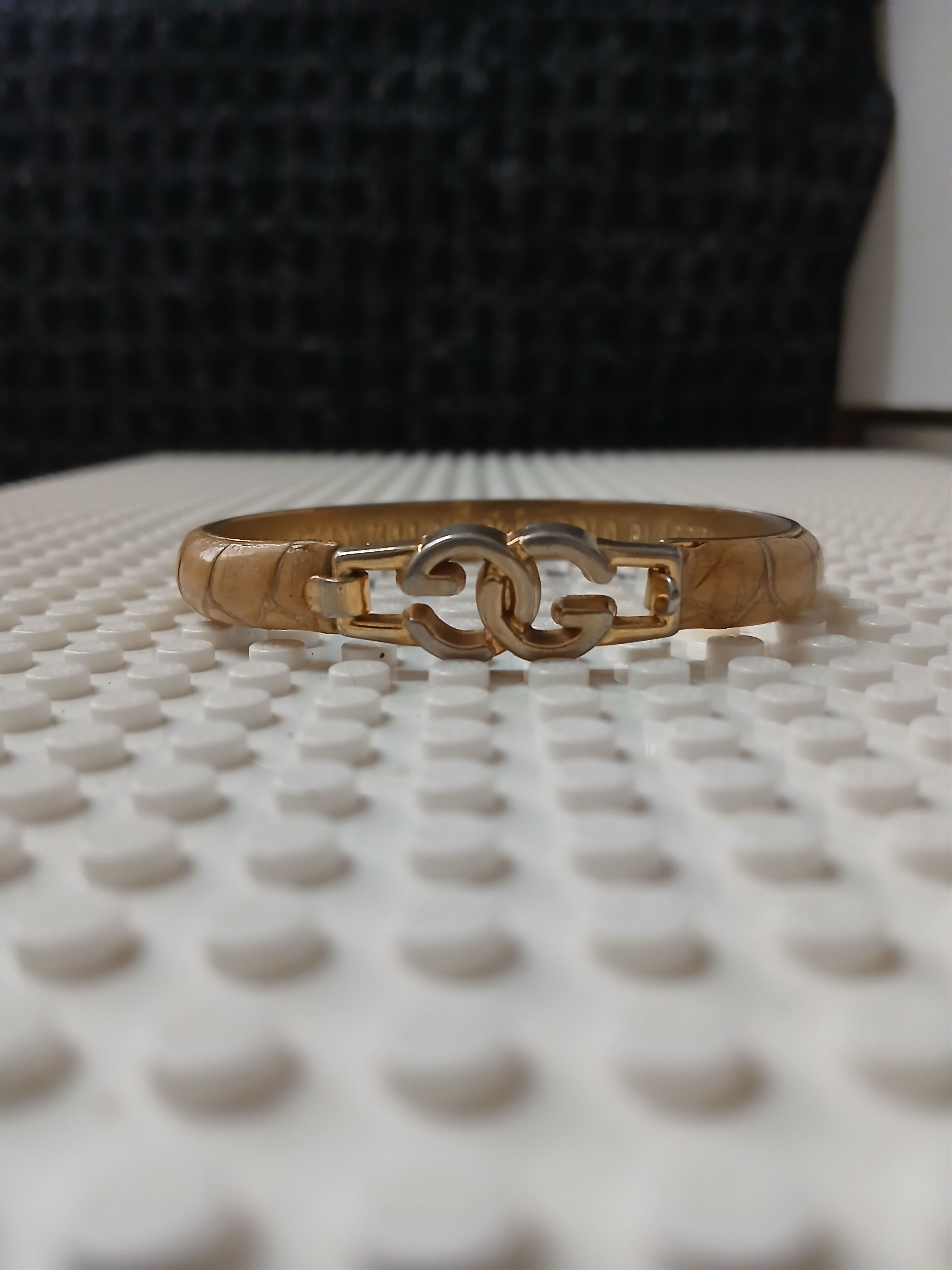 Gucci × Vintage Gucci Snakeskin 24k gold plated bracelet Size ONE SIZE - 2 Thumbnail