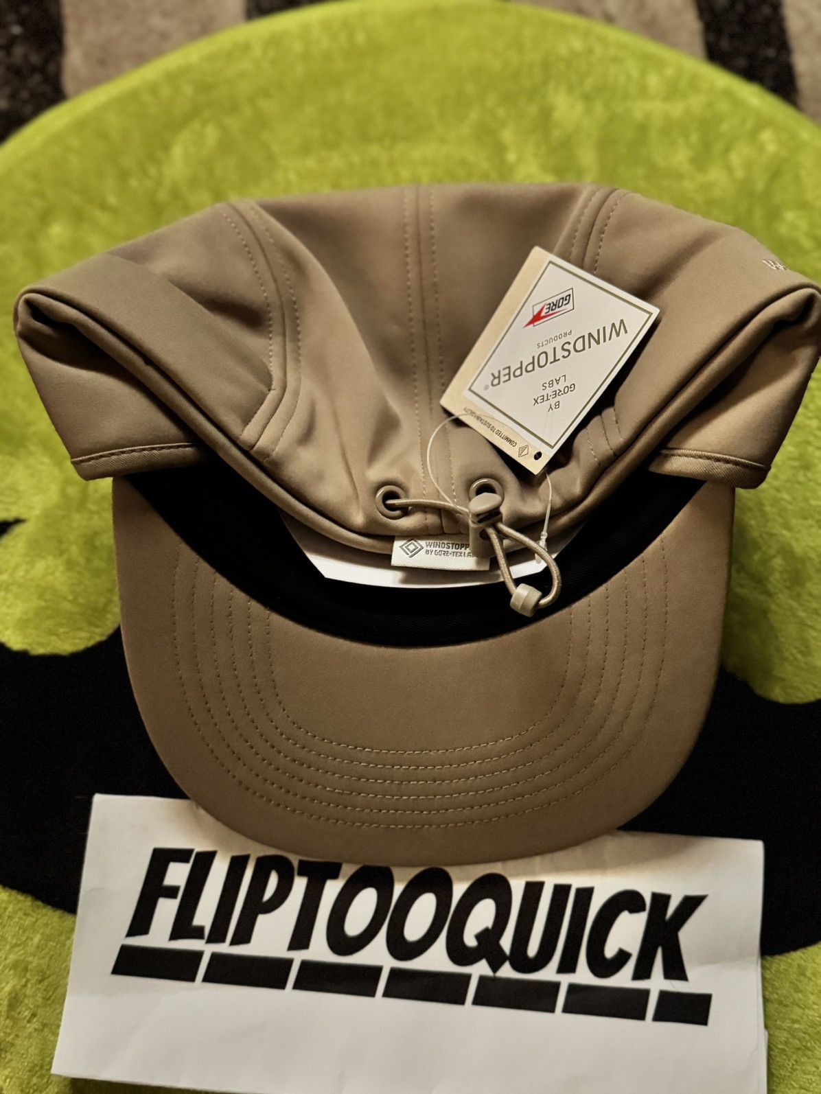 Supreme Windstopper Earflap Camp Cap Taupe Size ONE SIZE - 2 Thumbnail