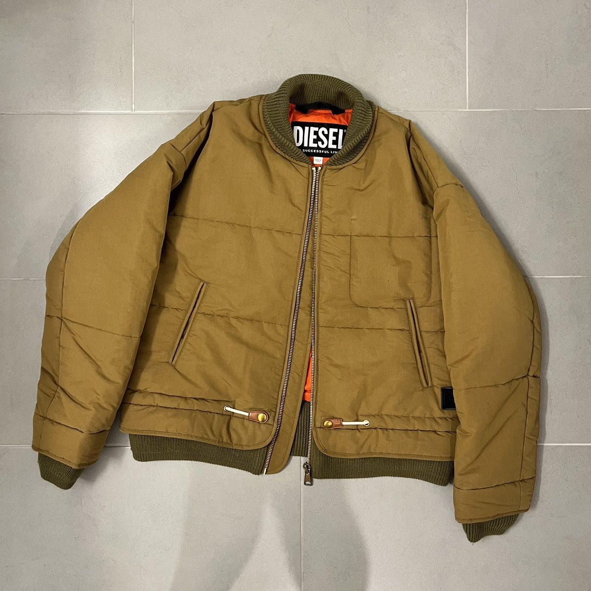 Diesel Diesel W-Spleak Padded Bomber Jacket Size US M / EU 48-50 / 2 - 1 Thumbnail