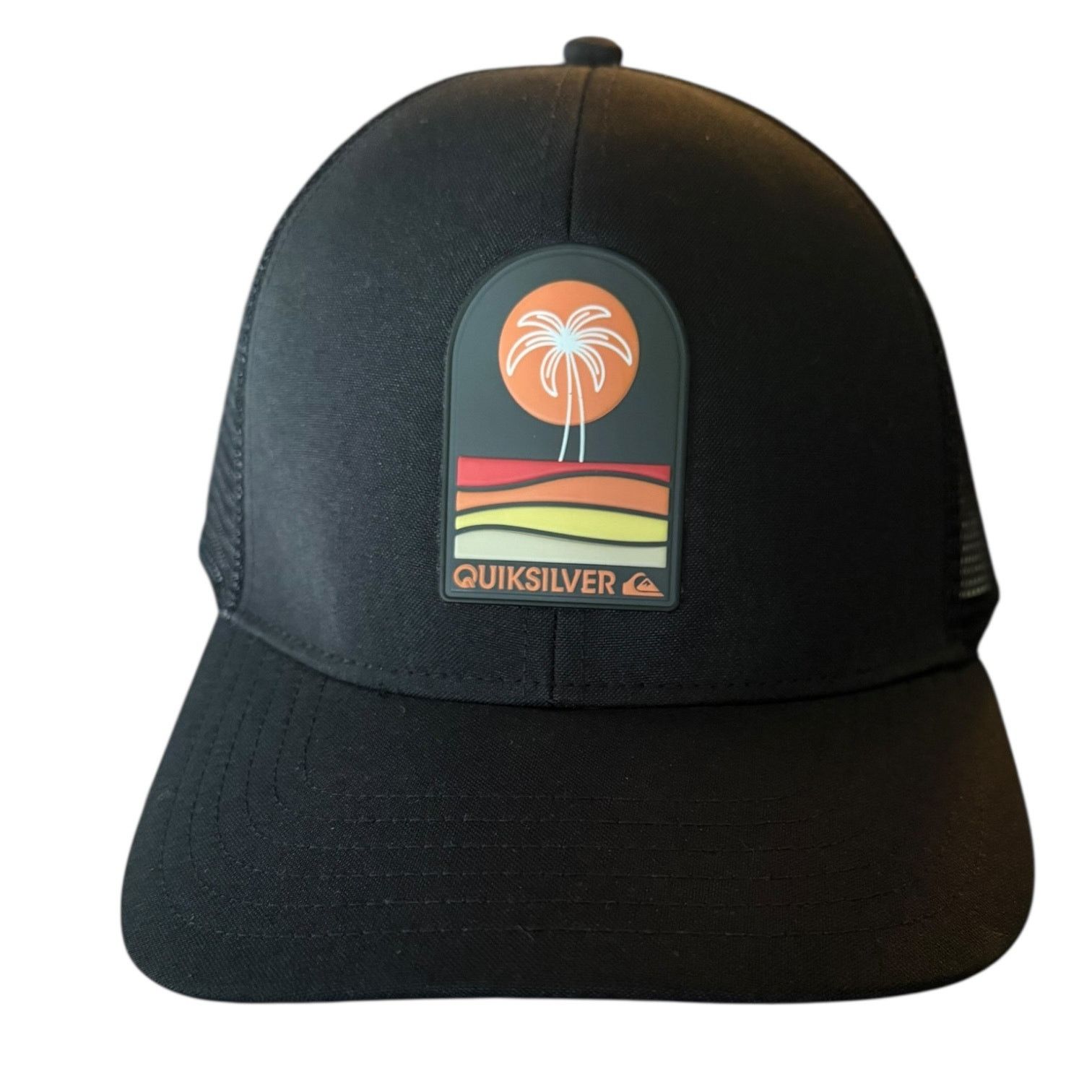 Quiksilver Quiksilver Sunset Palm Tree Black Snapback Hat One Size Size ONE SIZE - 1 Thumbnail