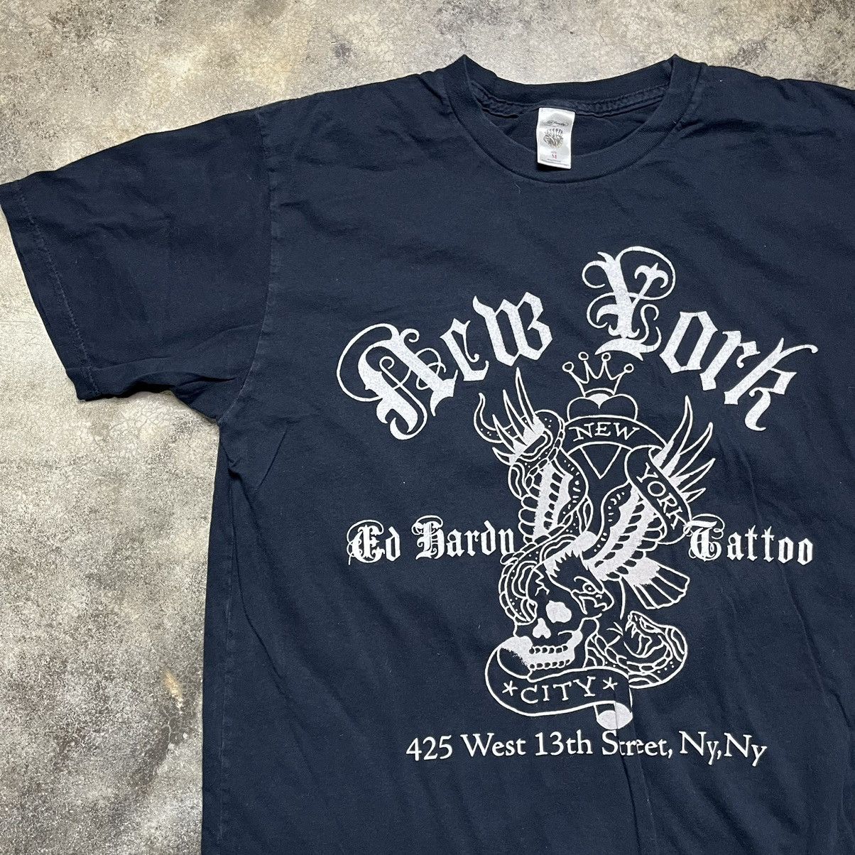 Vintage vintage edhardy new york tattoo tshirt Size US M / EU 48-50 / 2 - 5 Thumbnail