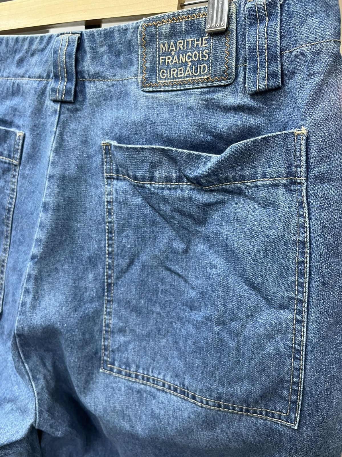 Marithe + Francois Girbaud Vintage Marithé François Girbaud Denim Cargo Shorts Size US 34 / EU 50 - 9 Thumbnail
