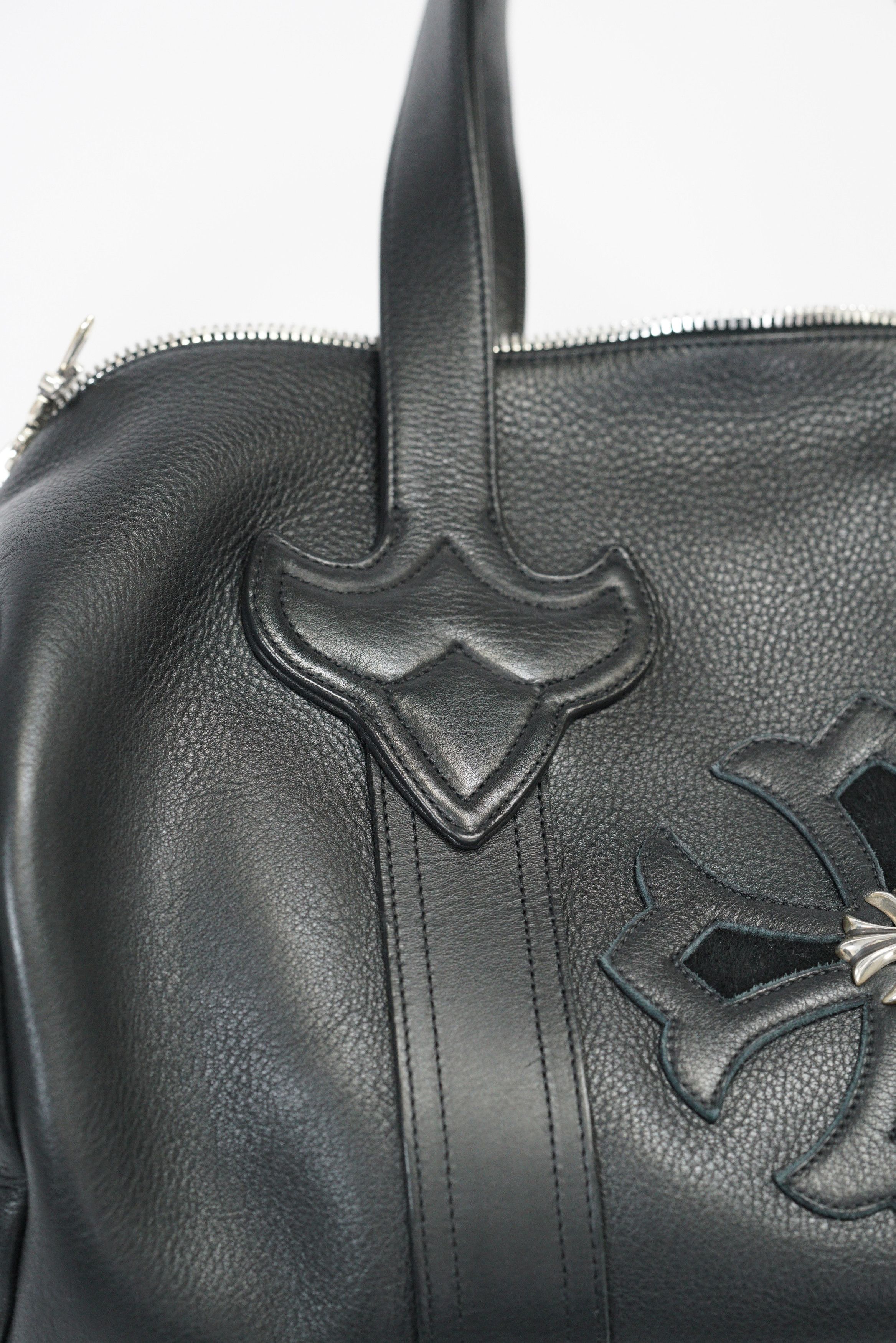 Chrome Hearts Chrome Hearts Duffle Tiny Boston Bag in Black Leather Size ONE SIZE - 14 Thumbnail