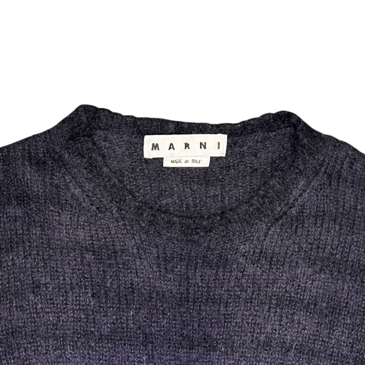 Marni MARNI 2016AW Ombre Mohair Horizontal Stripe Knit Sweater Size US L / EU 52-54 / 3 - 2 Thumbnail