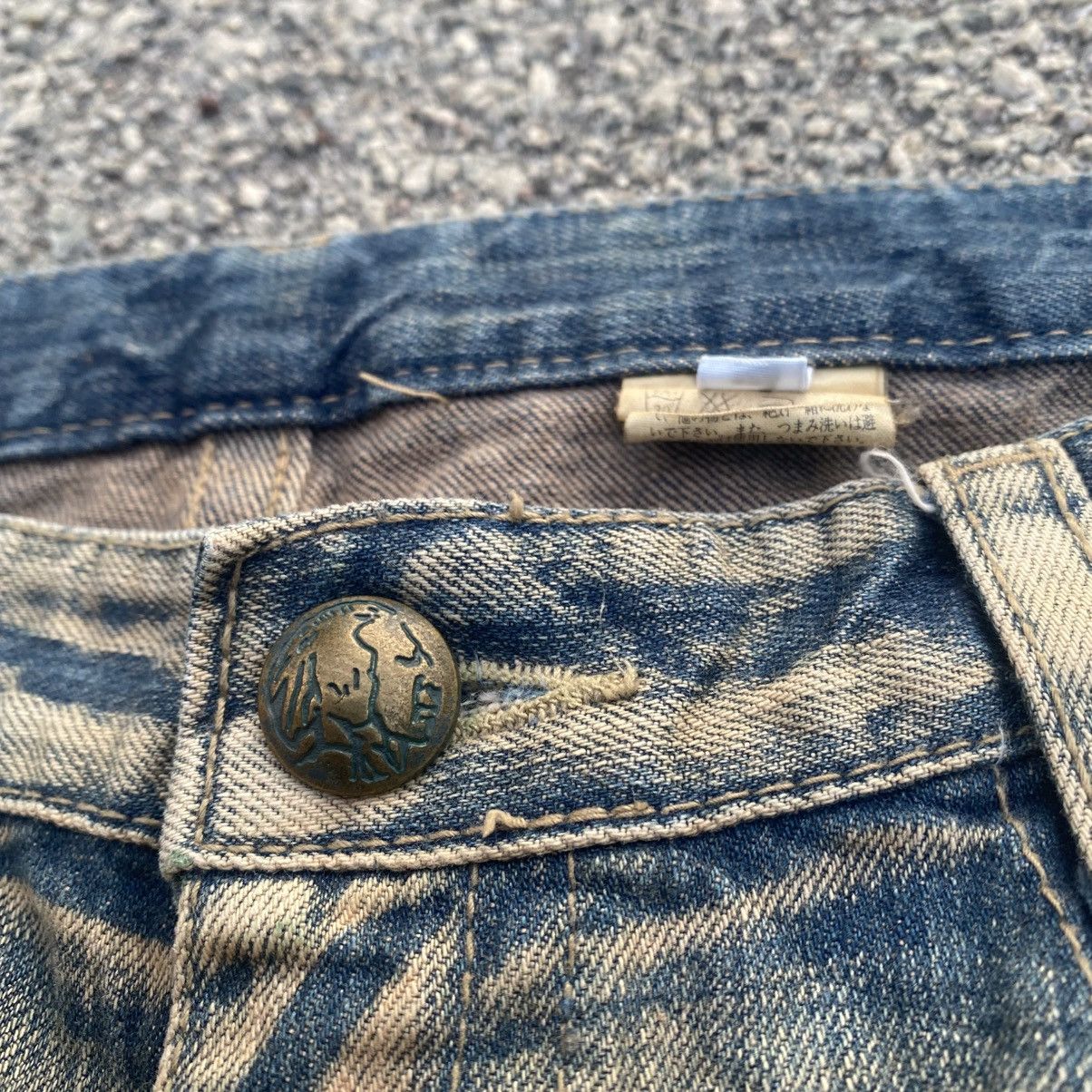 Indian Motorcycle INDIAN Rusty Claw Mark Grunge Jeans Size US 32 / EU 48 - 8 Thumbnail
