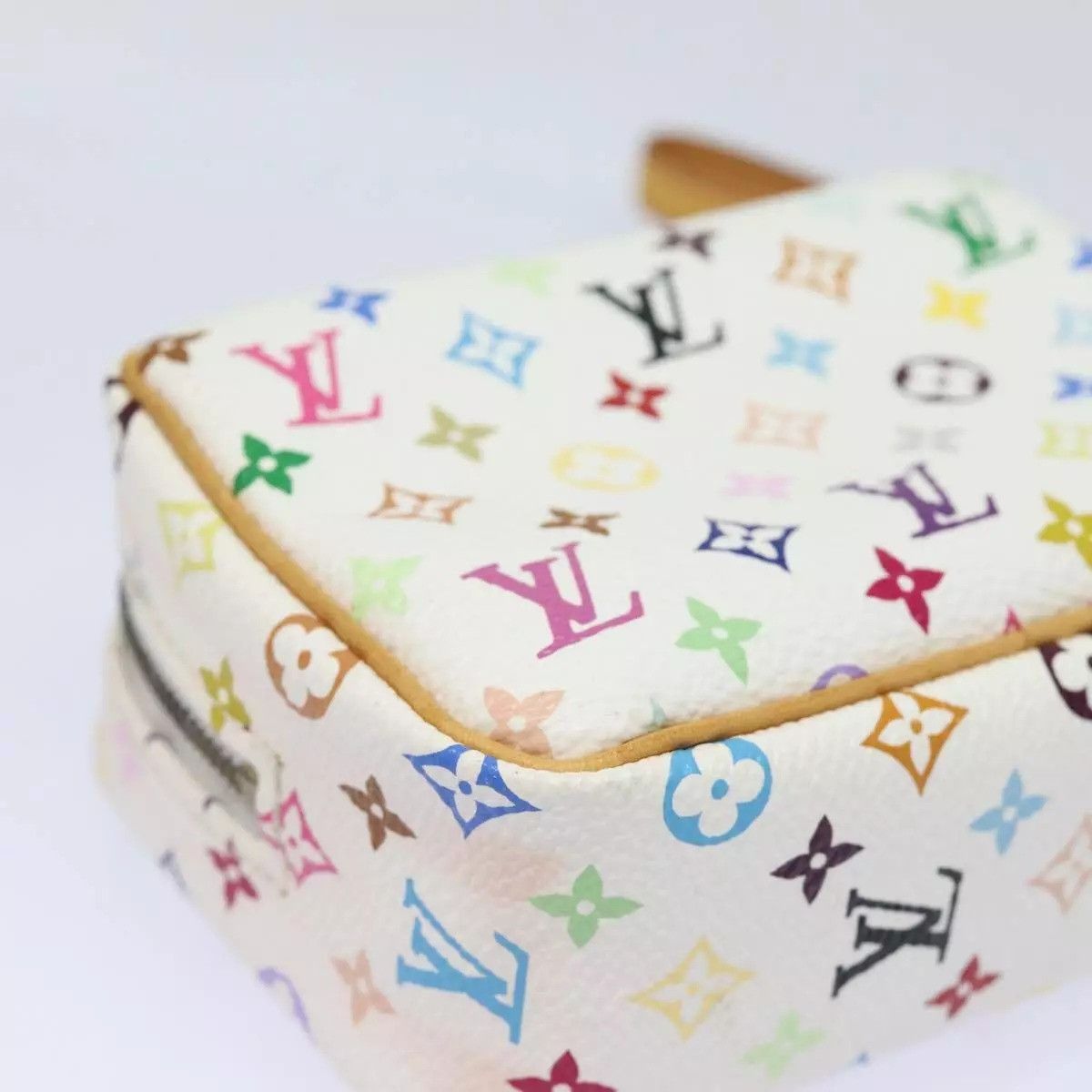 Louis Vuitton LOUIS VUITTON Monogram Multicolor Trousse Wapity Pouch White Size ONE SIZE - 17 Thumbnail